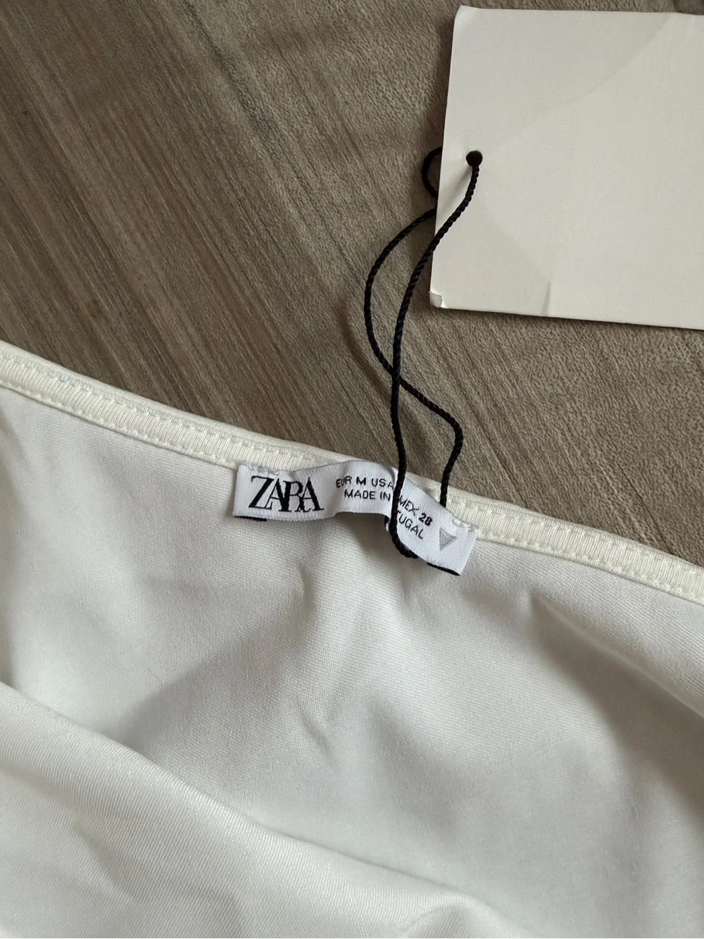 NWT Zara One-Shoulder Puff Sleeve Blouse